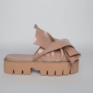 No. 21 X KARTELL‎ Nude Knot Bow Slide Sandals EU 40 Streetwear Summer Vacation